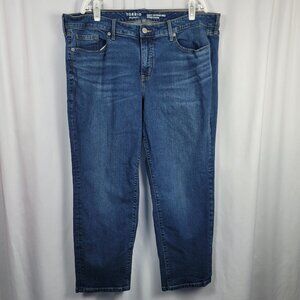 Torrid Perfect Boyfriend Ankle Jeans Women's Size 20 Short Medium Wash